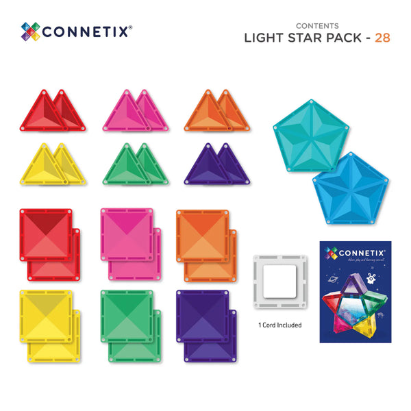 Light Star Pack - 28 piece - Connetix