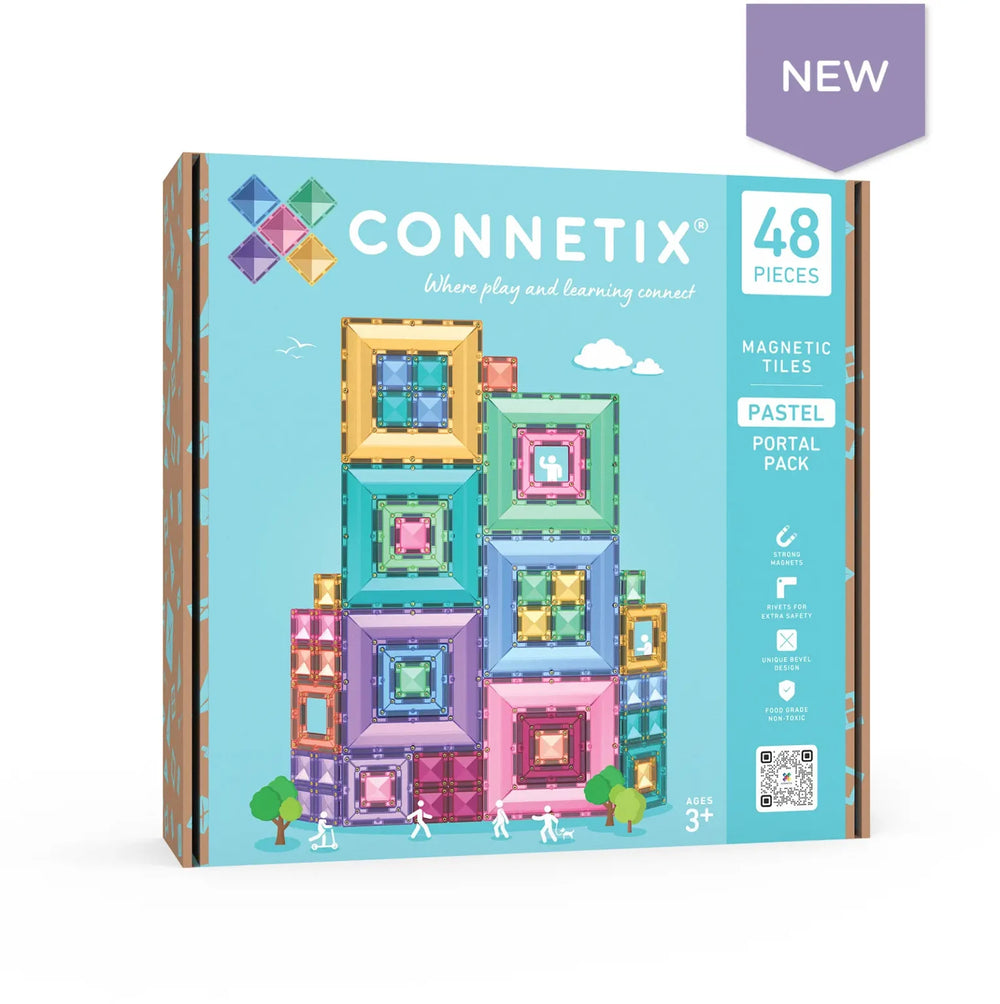 Pastel Portal Pack - 48 piece - Connetix