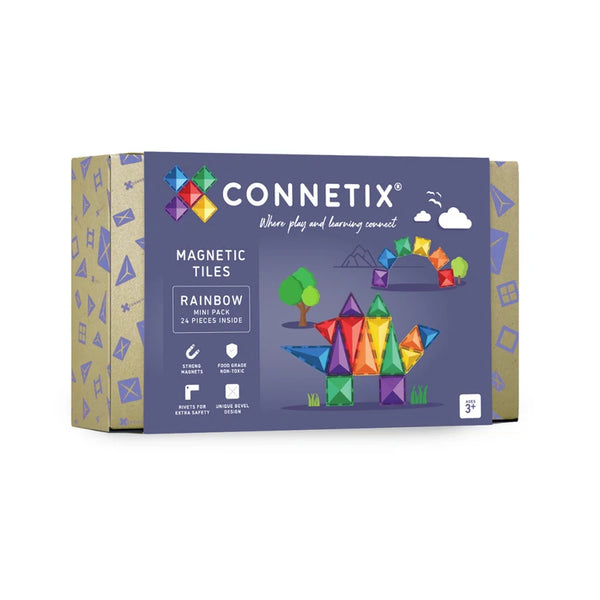 Rainbow Mini Pack 24pc - Connetix Tiles