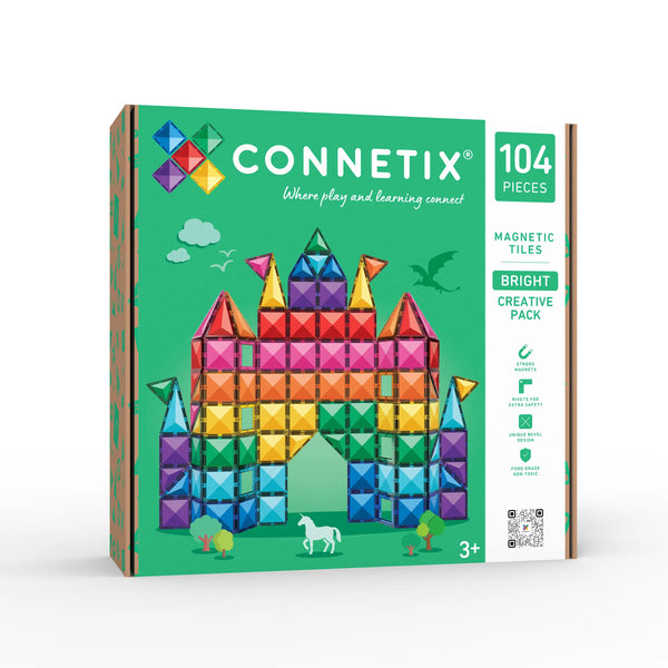 Bright Creative Pack 104 pc - NEW - Connetix