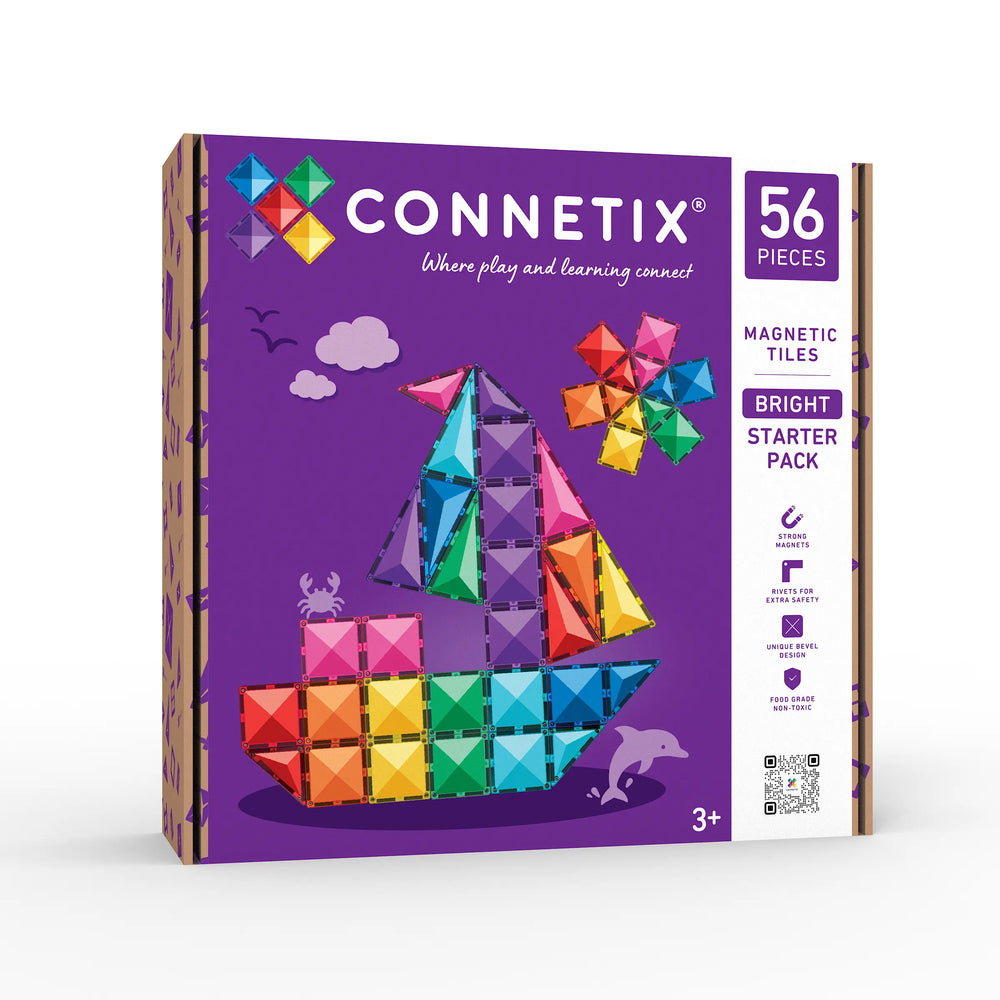 Bright Starter Pack 56 pc - NEW - Connetix - STOCK DUE LATE SEPTEMBER
