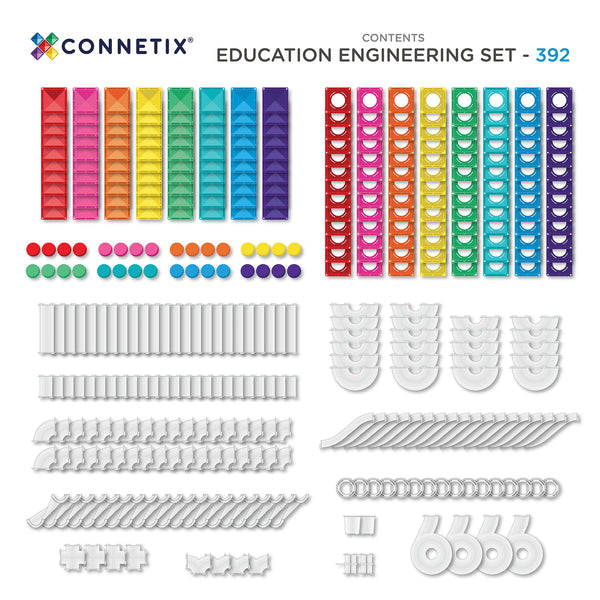 Education Engineering Set 392 pc - Connetix Tiles