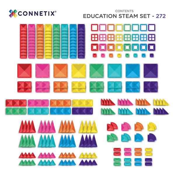 Education STEAM Set 272 pc -  Connetix Tiles
