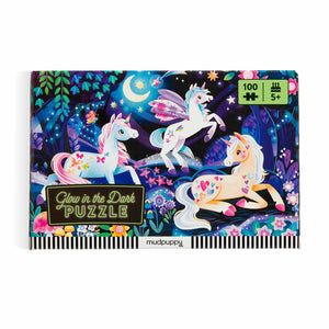 Glow Puzzle Unicorn 100 pieces - Mudpuppy