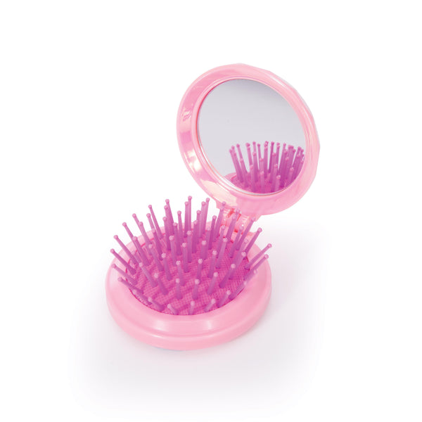 Jewel Compact Hairbrush & Mirror - IS Gift