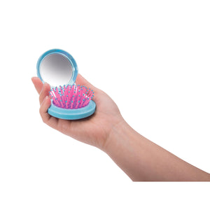 Jewel Compact Hairbrush & Mirror - IS Gift