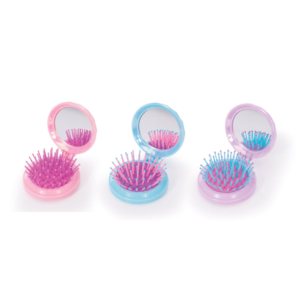 Jewel Compact Hairbrush & Mirror - IS Gift
