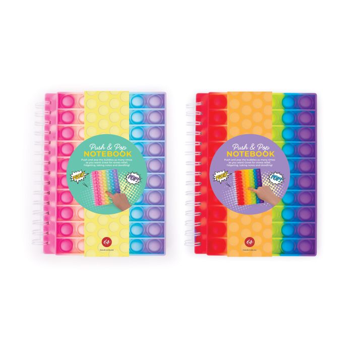 Push & Pop Notebook - IS Gift - DISCOUNTED