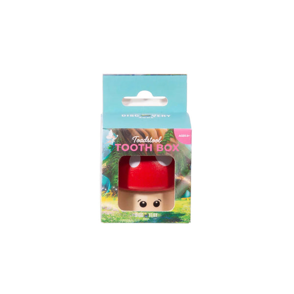 Wooden Tooth Fairy Box - Toadstool - Discovery Zone