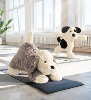 Bashful Black & Cream Puppy - Jellycat