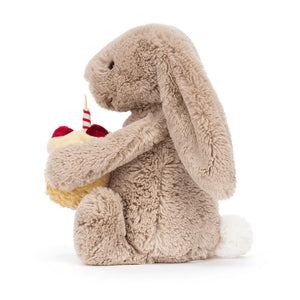 Bashful Beige Bunny 'Birthday' - Jellycat