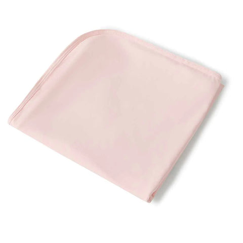 Baby Pink Organic Jersey Wrap & Topknot Set - Snuggle Hunny