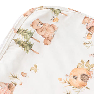Bears Organic Jersey Wrap & Beanie Set - Snuggle Hunny