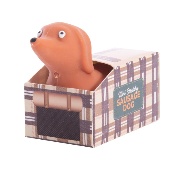 Mini Stretchy Sausage Dog Brown - Discovery Zone