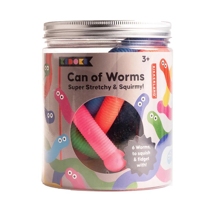 Can of stretchy worms - IS GIFT