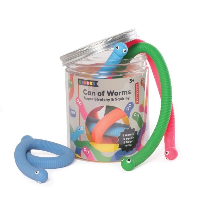 Can of stretchy worms - IS GIFT
