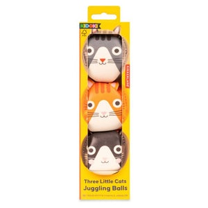 Three Cats Juggling Balls Set - IS GIFT