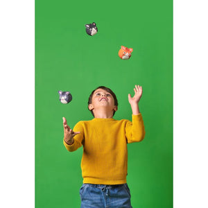 Three Cats Juggling Balls Set - IS GIFT