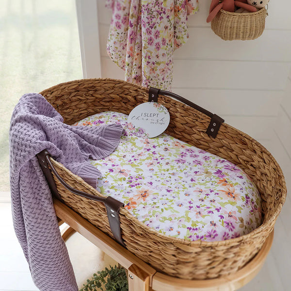 Lavender Diamond Knit Blanket - Snuggle Hunny