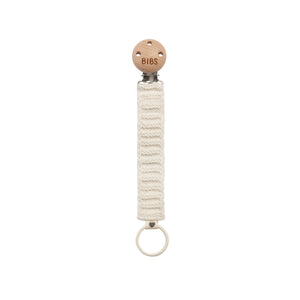BIBS Knit Pacifier Clip - Ivory - BIBS Denmark
