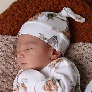 Bears Organic Knotted Beanie - Snuggle Hunny