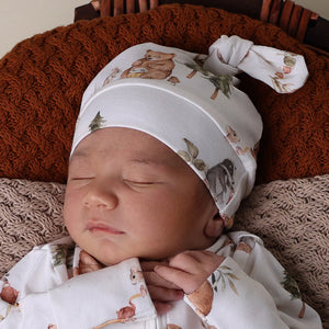 Bears Organic Knotted Beanie - Snuggle Hunny