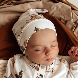 Bears Organic Knotted Beanie - Snuggle Hunny