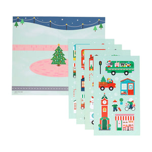 Mini Sticker Set: Christmas Town - Petit College