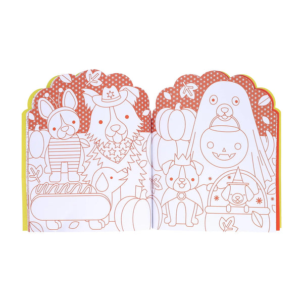 Colouring Book with Stickers - Dogs - Petit College