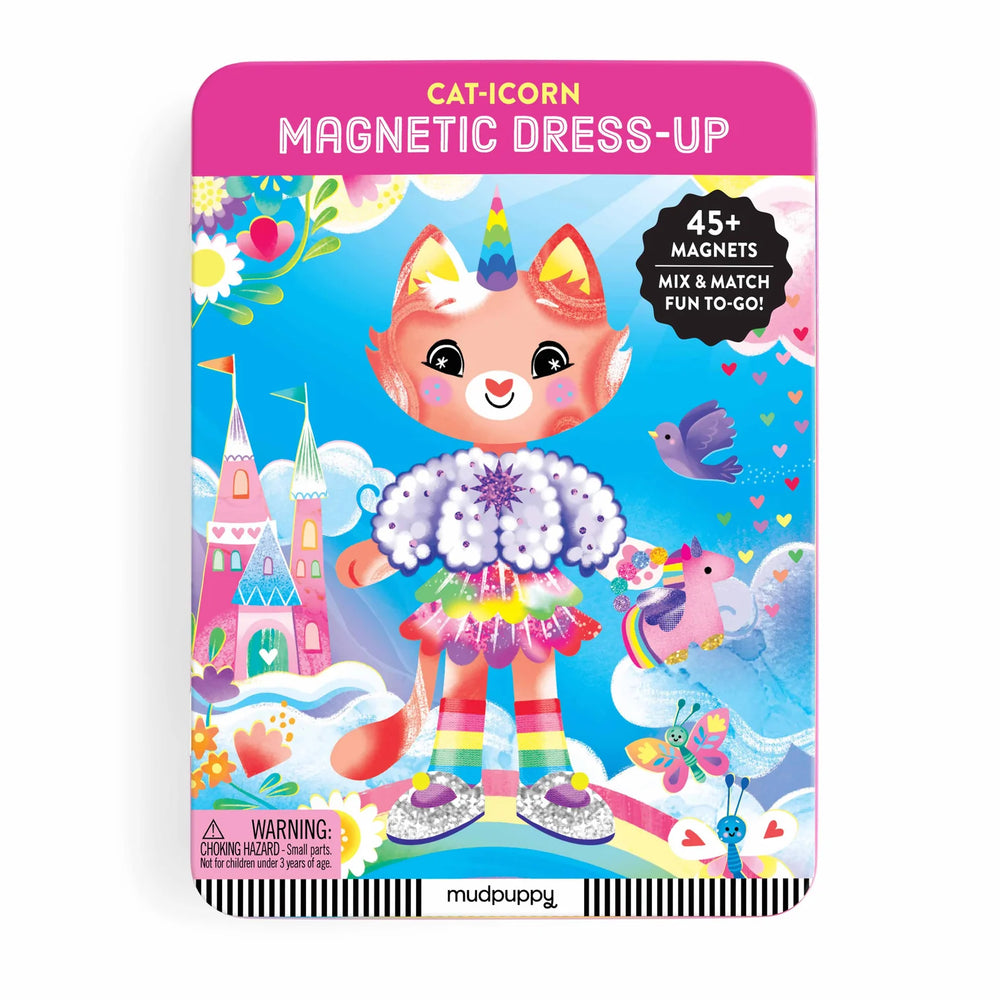 Cat-icorn Magnetic Dress-up Play Set Multi-Coloured - Mudpuppy