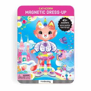 Cat-icorn Magnetic Dress-up Play Set Multi-Coloured - Mudpuppy