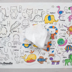 Into the Wild Classic Colouring & Doodle Mat - Hey Doodle
