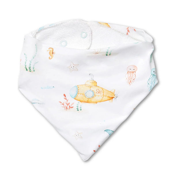Little Subs Organic Dribble Bib - Snuggle Hunny