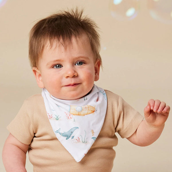 Little Subs Organic Dribble Bib - Snuggle Hunny