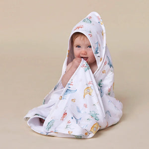 Little Subs Organic Hooded Baby Towel - Snuggle Hunny