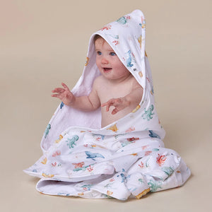 Little Subs Organic Hooded Baby Towel - Snuggle Hunny