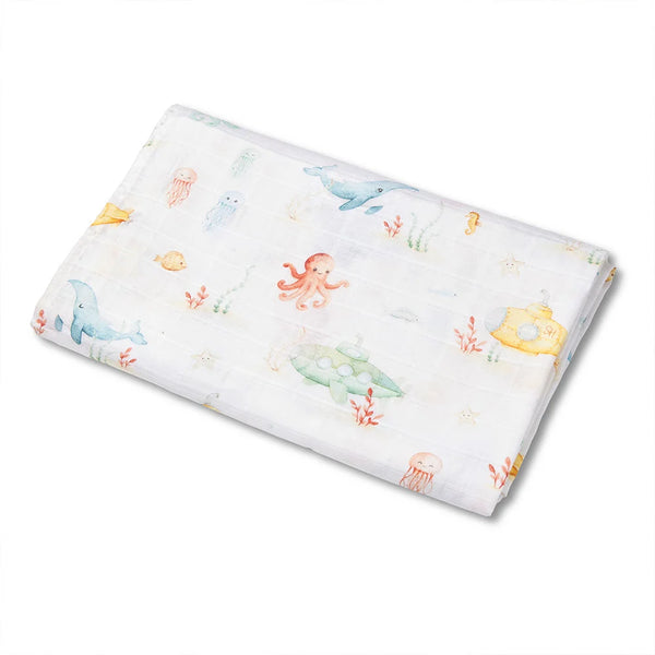 Little Subs Organic Muslin Wrap - Snuggle Hunny