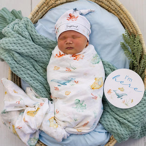 Little Subs Organic Muslin Wrap - Snuggle Hunny