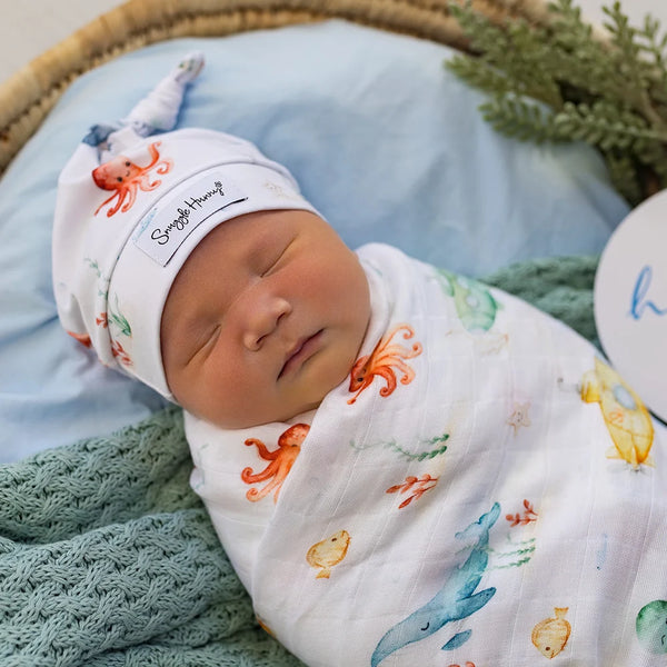 Little Subs Organic Muslin Wrap - Snuggle Hunny