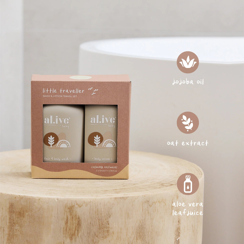 Little Traveller - Wash & Lotion Travel Set - Al.ive