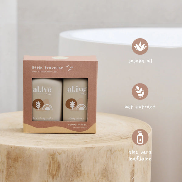 Little Traveller - Wash & Lotion Travel Set - Al.ive