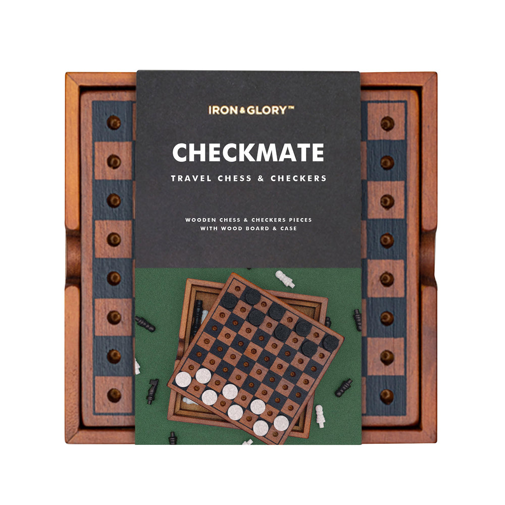 Travel Chess & Checkers - IS GIFT
