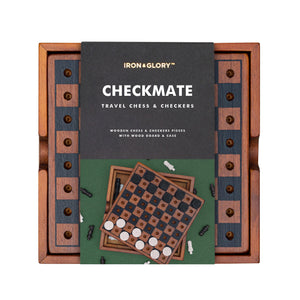 Travel Chess & Checkers - IS GIFT
