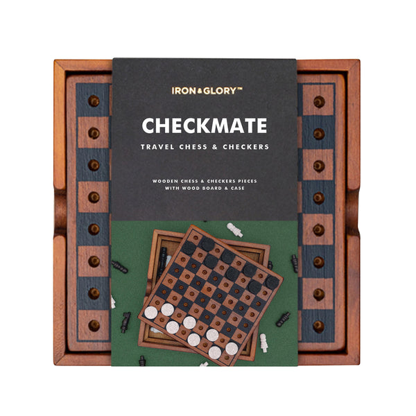 Travel Chess & Checkers - IS GIFT