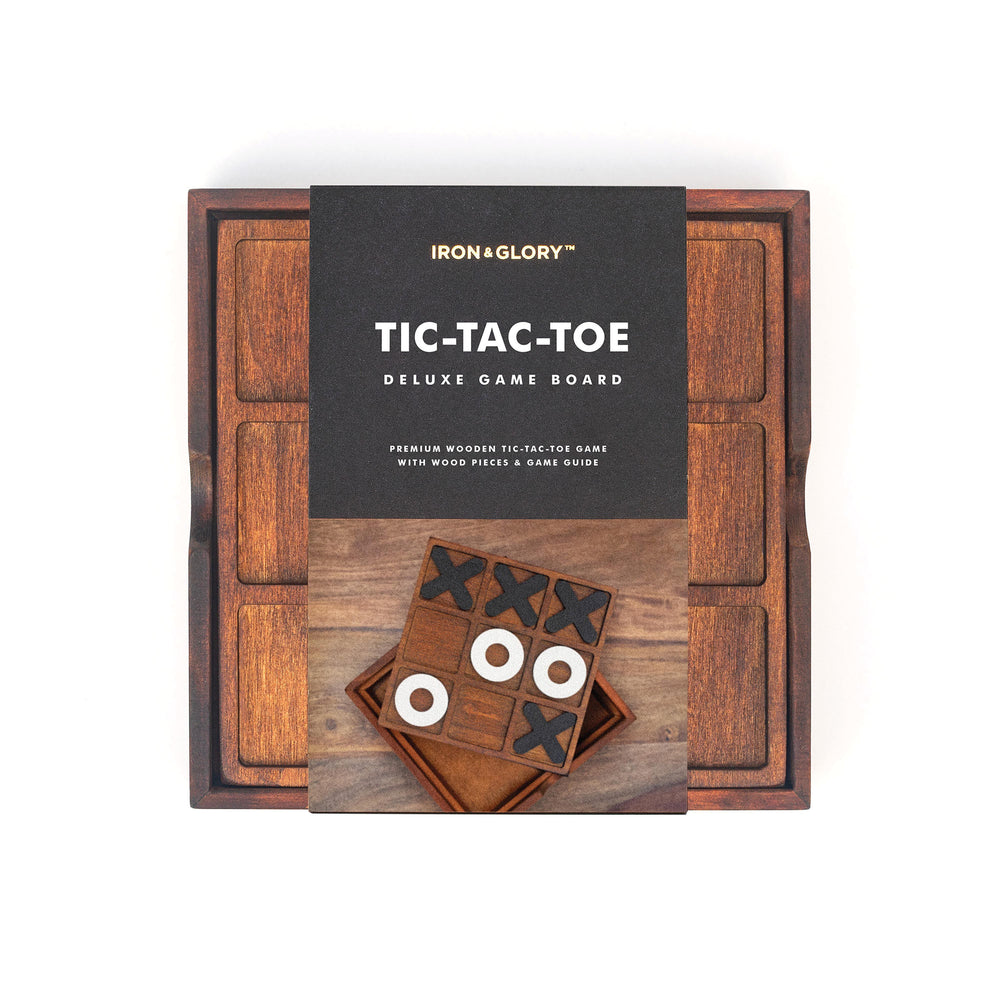 Tic Tac Toe Wooden Game - IS GIFT