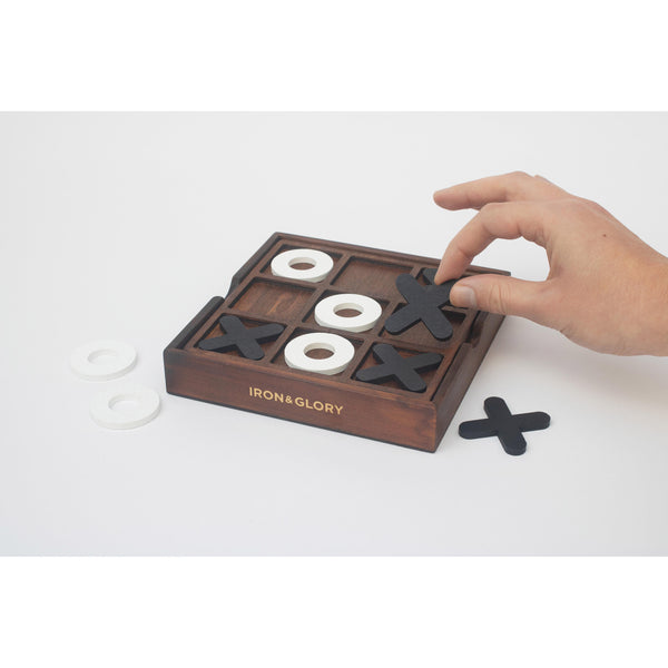 Tic Tac Toe Wooden Game - IS GIFT