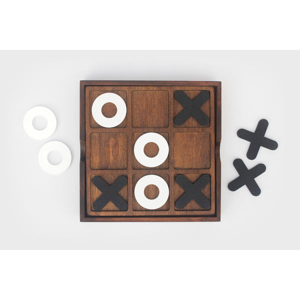 Tic Tac Toe Wooden Game - IS GIFT