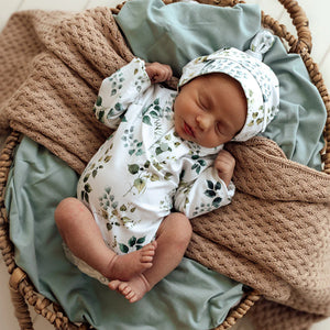 Eden Long Sleeve Organic Bodysuit - Snuggle Hunny - DISCOUNTED