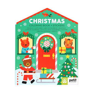 Colouring Book with Sticker - Christmas - Petit Collage