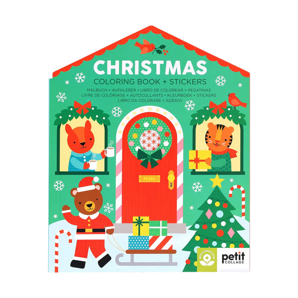 Colouring Book with Sticker - Christmas - Petit Collage